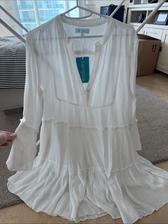 Elan Dresses & Skirts - NWT, Vacation/poolside white dress from ELAN boutique. Small.